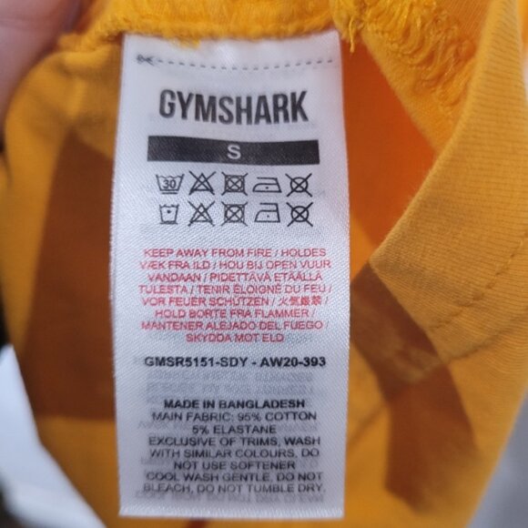 Gymshark Legacy Stringer Yellow Tank Top - Picture 7 of 7